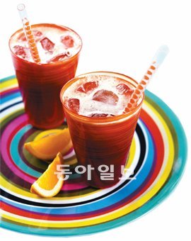 오렌지주스 커피