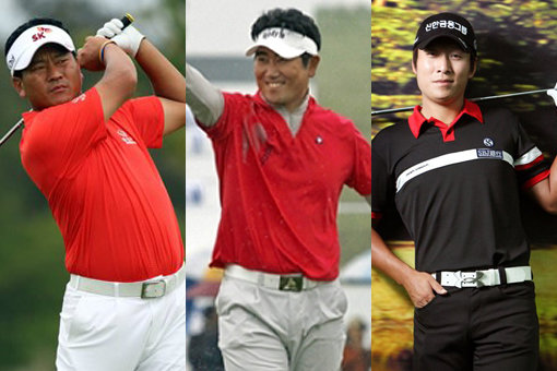프로 골퍼 최경주-양용은-김경태(왼쪽부터). 스포츠동아DB.