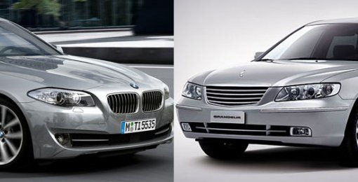 올 상반기 중고차 시장 판매량에서 그랜저TG, BMW 5시리즈가 각각 1위에 올랐다.