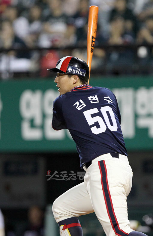 김현수 선수. 스포츠동아DB