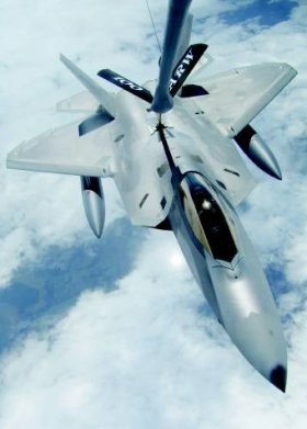 최신예 스텔스 전투기 ‘F-22 랩터’.