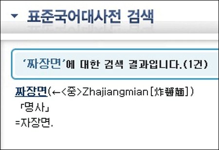 국립국어원 표준국어대사전 캡쳐