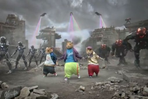 최근 미국 MTV 비디오 뮤직 어워드에 2012년형 쏘울 햄스터 광고 3탄이 등장했다.