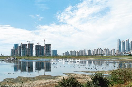 인천 송도국제도시와 마주 보고 있는 남동공단 유수지가 환경 및 생태계 복원을 통해 주민이 즐겨 찾는 공간으로 새롭게 탈바꿈한다. 이를 위해 시는 총 240억 원을 투입해 2015년 6월 준공할 계획이다. 김영국 동아닷컴 객원기자 press82@donga.com