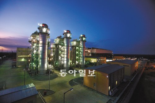 대우건설이 나이지리아에 건설한 아팜 복합화학발전소 전경.