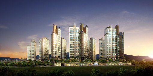 <지행역 엔파트 투시도>