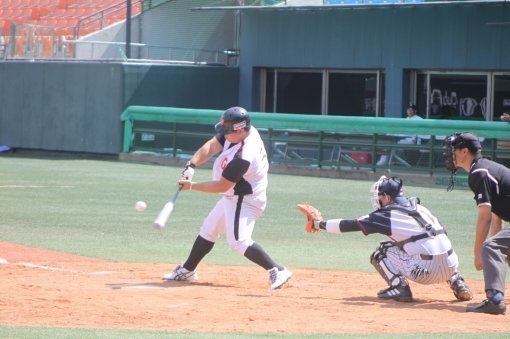생활체육 야구동호인 선수들이 경기를 하고 있다.사진제공｜국민생활체육회