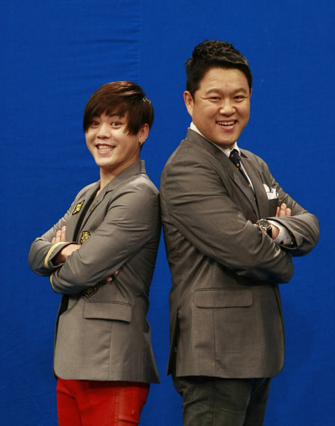 가수 문희준-방송인 김구라(왼쪽부터)
