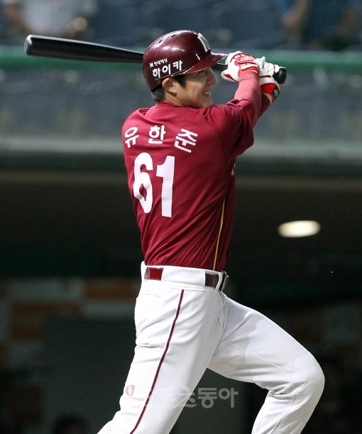 유한준 선수. 스포츠동아DB