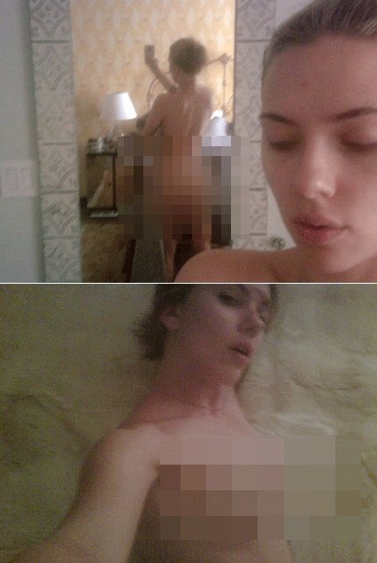 유출된 스칼렛 요한슨 알몸사진(출처= 커뮤니티 게시판)