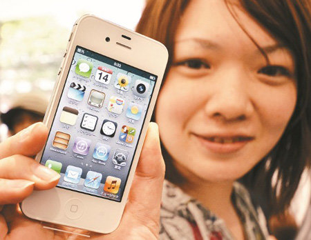 아이폰4S 구매자(출처: 중국시각왕)