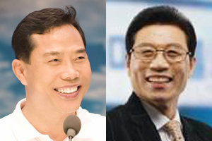 부산 세계로교회 손현보 목사(왼쪽)과 서울 연세중앙교회 윤석전 목사.