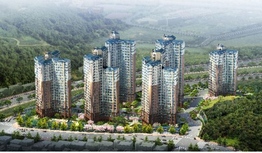 삼척 교동 코아루 타워 조감도(상기 이미지는 소비자의 이해를 돕기 위한 것으로 실제와 다를 수 있습니다.)