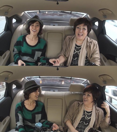 tvN ‘현장토크쇼 택시’에 어머니와 함께 출연한 이윤지. 사진제공=CJ E&M