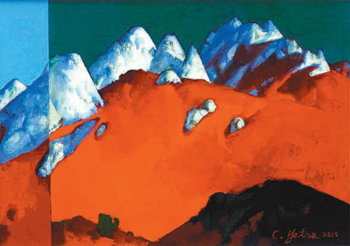 붉은 산의 판타지-최예태. 그림 제공 포털아트