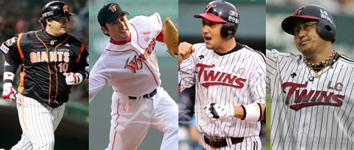 롯데 이대호-SK 정대현-LG 이택근-LG 조인성. 스포츠동아DB