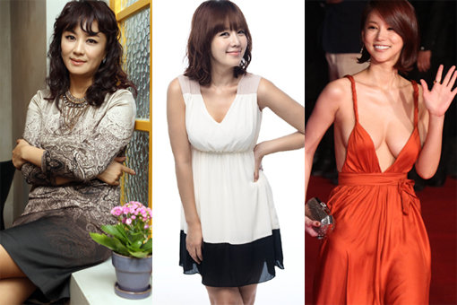 배우 김혜선, 윤채이, 오인혜 (왼쪽부터). 스포츠동아DB