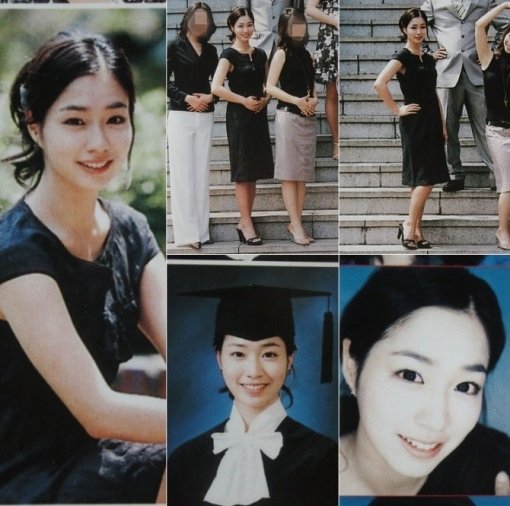이민정 졸업사진(출처: 커뮤니티 게시판)