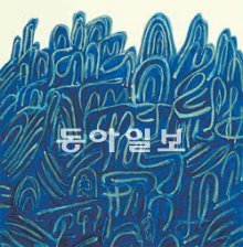 ‘겹의 미학’ 전 이구용 씨의 ‘산중’(2011년). 공아트스페이스 제공