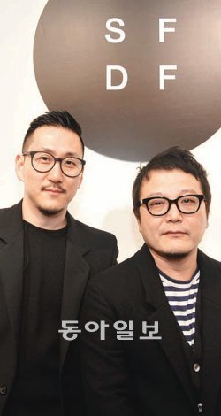 제7회 삼성패션디자인펀드(SFDF) 수상자로 선정된 최유돈 씨(왼쪽)와 최철용 씨. 둘 다 세 번의 도전 끝에 SFDF 수상이라는 결과를 얻게 됐다. 제일모직 제공