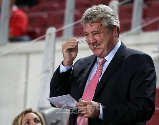 지난 10월 방한 당시의 스티브 브루스 감독. 스포츠동아DB