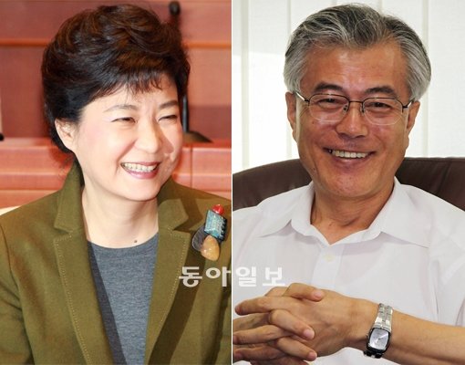 박근혜 한나라당 비상대책위원장(왼쪽)과 문재인 노무현재단 이사장. 동아일보DB