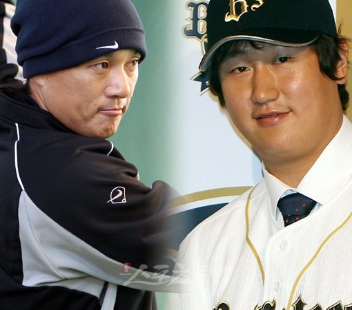 이승엽(좌), 이대호(우). 스포츠동아DB