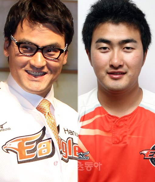 박찬호(좌측), 안승민. 스포츠동아DB