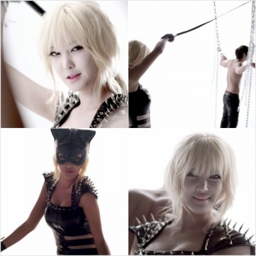가수 NS윤지의 신곡 ‘마녀가 된 이유’의 뮤직비디오.