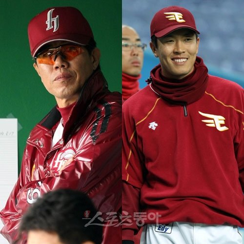 김시진-김병현. 스포츠동아DB.