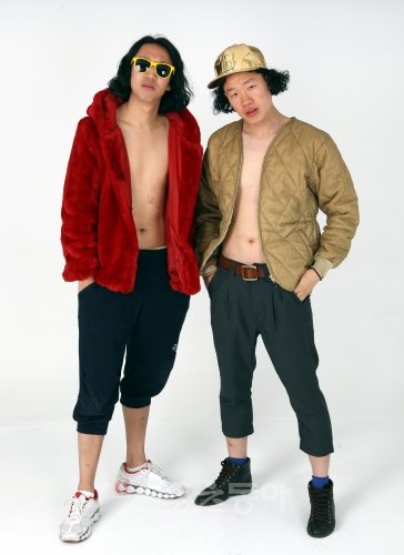 ‘원헌드레드’ 멤버 김경진과 이정규. 스포츠동아DB