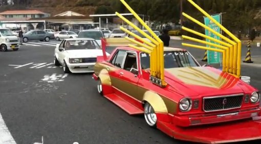도쿄 오토살롱의 '마크2' 개조 차량 (보소쪼쿠스타일닷컴)