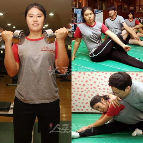 2008년 KLPGA 투어 신인왕 최혜용이 2012년 그린 평정을 예고했다. 최혜용이 26일 성남시 분당의 한 헬스클럽에서 근력 
강화 운동을 하며 구슬땀을 흘리고 있다. 박화용 기자 inphoto@donga.com 트위터 @seven7sola