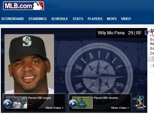 윌리 모 페냐. MLB.com 화면 캡처