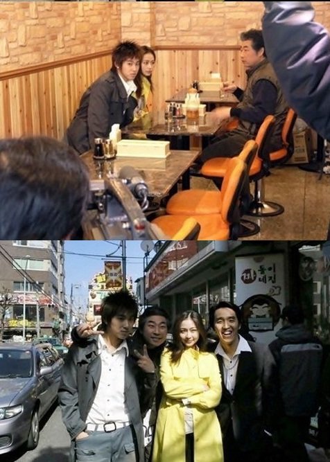 유노윤호와 홍수현 7년 전 사진(출처=커뮤니티 게시판)