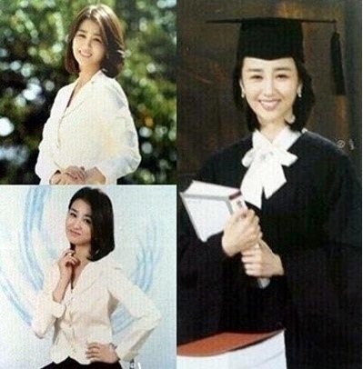 박하선의 대학교 졸업사진(출처= 커뮤니티 게시판)