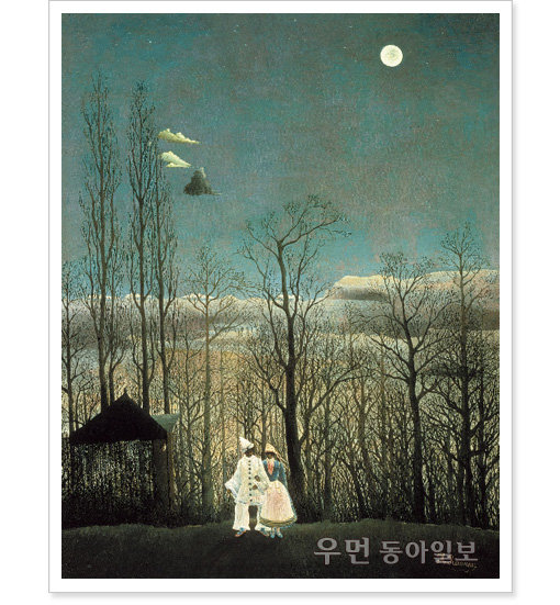 ▲ 앙리 루소 ‘카니발의 저녁’ (1886, 캔버스에 유채, 117.3x89.5cm, 필라델피아미술관)