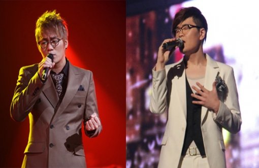 가수 윤민수-그룹 ‘포맨’의 멤버 신용재.