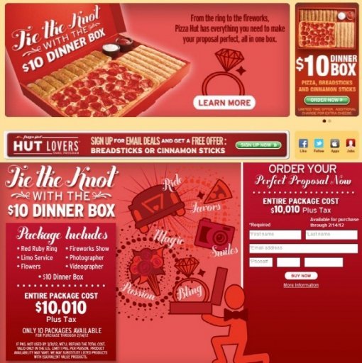 출처= 미국 피자헛 홈페이지