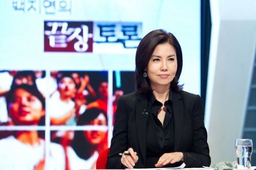 백지연의 끝장토론 한장면. 사진=CJ E&M