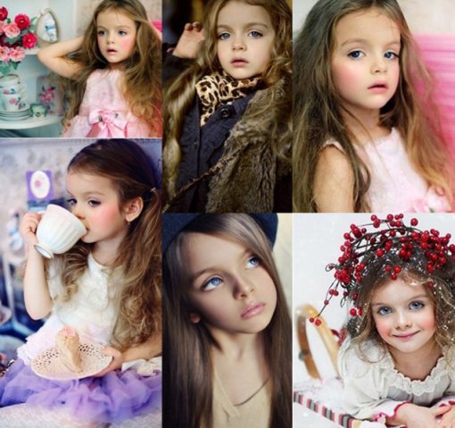 4살 러시아 모델(출처= 커뮤니티 게시판)