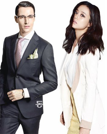 LG패션 ‘마에스트로’(왼쪽), 신원 ‘씨’