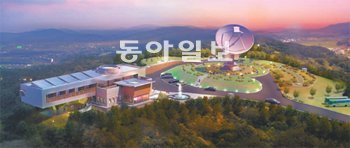 27일 충남 연기군 월산리(7월부터 세종시)에 준공된 우주측지기술관측센터 조감도. 국토해양부 제공