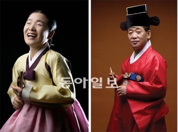 안숙선(왼쪽), 정재국