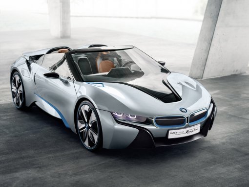 BMW의 컨셉트카 i8 스파이더. 사진=오토블로그