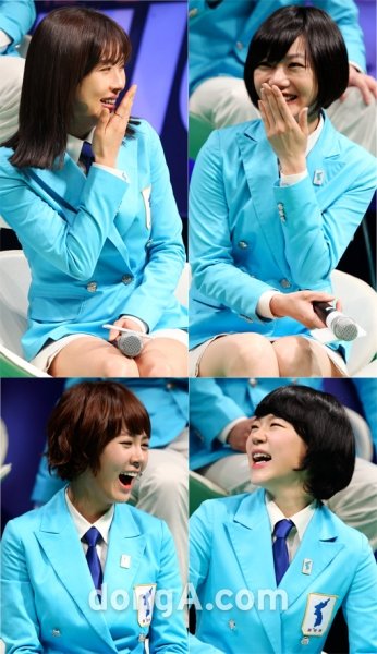 4일 오전 서울 강남구 CGV 압구정점에서 열린‘코리아’ 제작보고회에 참석한 배우 하지원, 배두나, 한예리, 최윤영(왼쪽부터 시계 방향). 국경원 기자 onecut@donga.com