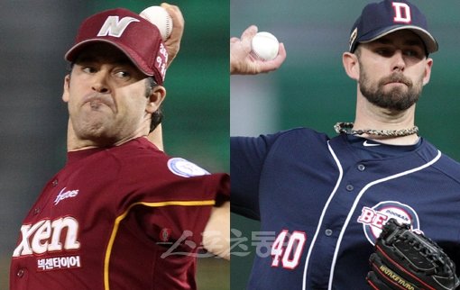 넥센 나이트-두산 니퍼트. 스포츠동아DB