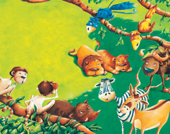 초원의 왕이 투표로 선출된다면…. 어린이 책 ‘투표하는 날’은 동물들의 선거를 통해 투표의 중요성을 일깨워준다. 책과콩나무 제공