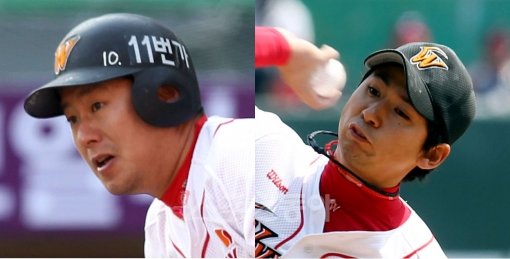 쉽지 않을 것이란 시즌 전망 속에서도 SK가 뜻 깊은 개막 2연승을 챙겼다. 겉으로 드러난 결과보다도 더 의미 있게 다가오는 건 두 선수 덕분이다. 왼쪽은 4번타자 안치용, 오른쪽은 선발 한 자리를 채울 수 있을 것으로 기대되는 윤희상. 스포츠동아DB