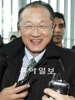 1일 방한했던 김용 세계은행 차기 총재 후보 지명자. 인천=김재명 기자 base@donga.com